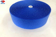 Blue Hook and loop fasteners , 50mm Nylon Loop Fabric 25meters per roll