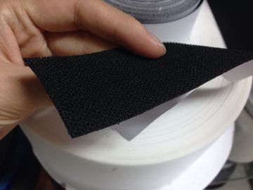 Heavy Duty Black 25mm Nylon Mushroom Sew On Hook and Loop Tape Self Adhesive Backing