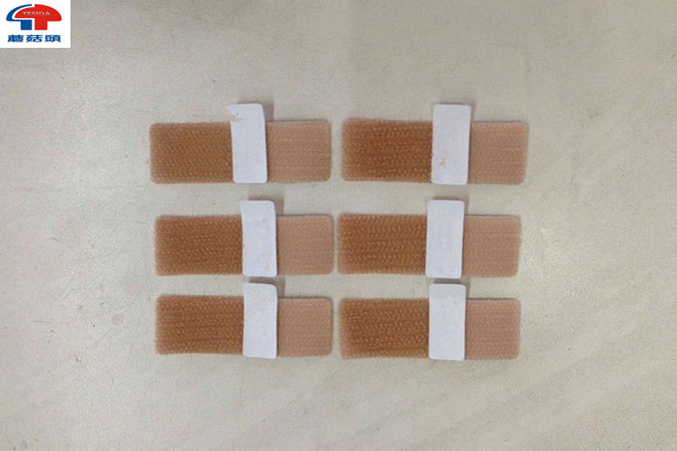 Part Release Self Adhesive Hook And Loop Squares For Medical , Custom Shape