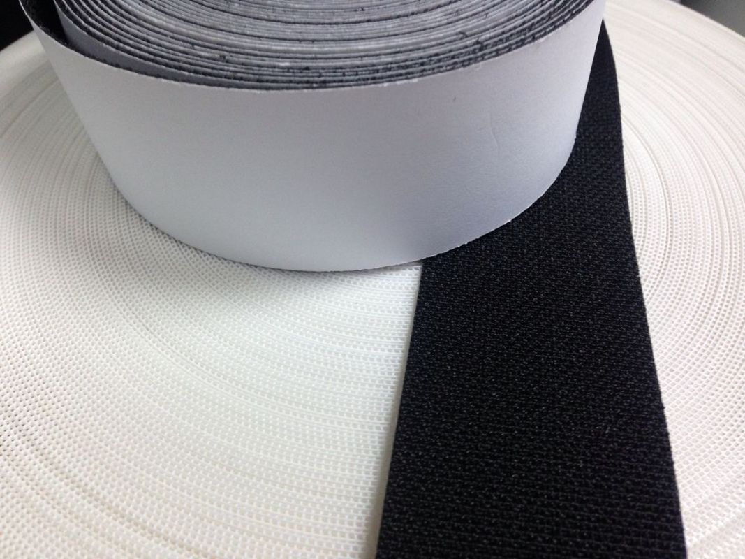 ROHS Un - elastic Stock Sew On Hook and Loop Tape For Strong Bonding