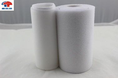 White 100Mm Double Sided Hook And Loop For Fabric , Back To Back Tape